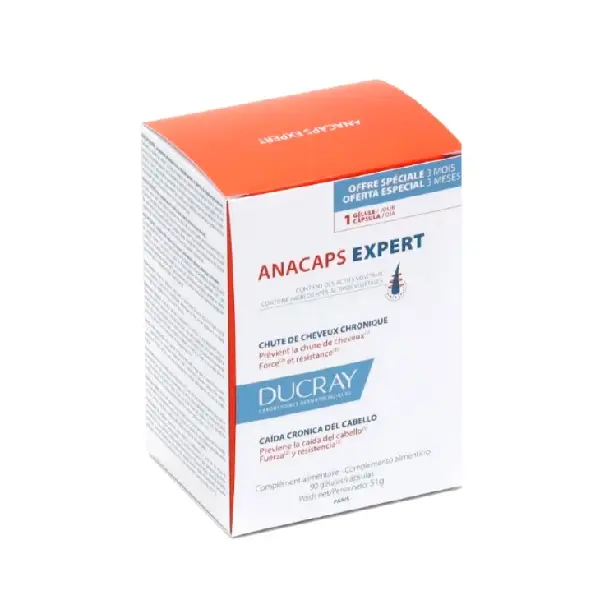 کپسول آناکپس اکسپرت anacaps expert مناسب ریزش موی مزمن ۹۰ عددی